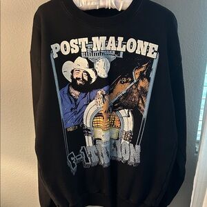 Post Malone Black Graphic Sweatshirt